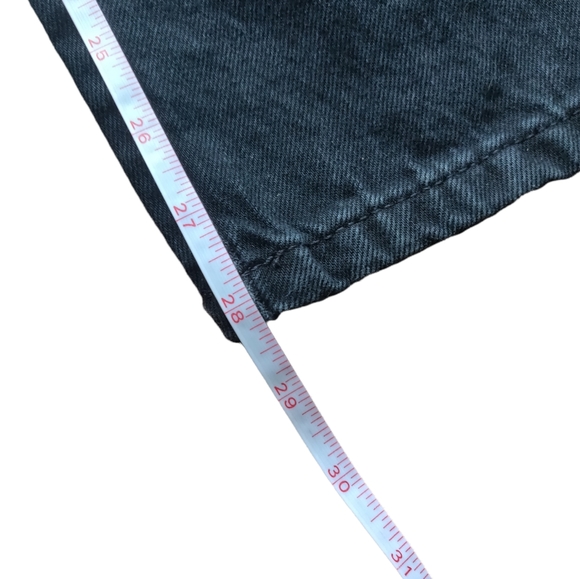 Arizona Shredded Mom Jeans Black High Rise Juniors Size 7 NWT Vintage Style - Picture 6 of 6